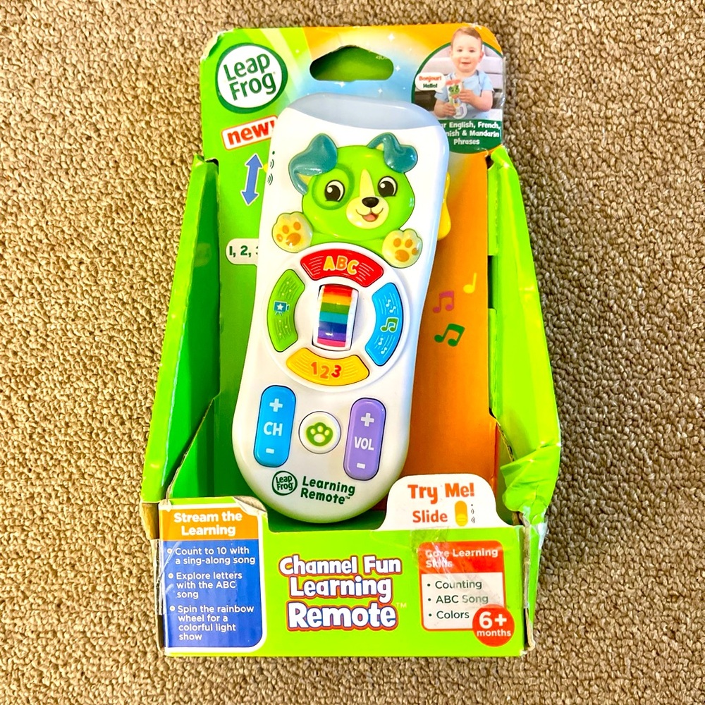 New Leap Frog Channel Fun Learning Remote Ages 6 months +
